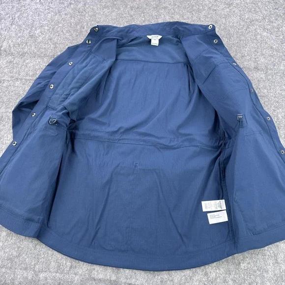 Duluth Trading Jacket Mens XS Blue No Fly Zone Insect Repellent Ripstop Utility - Picture 9 of 15